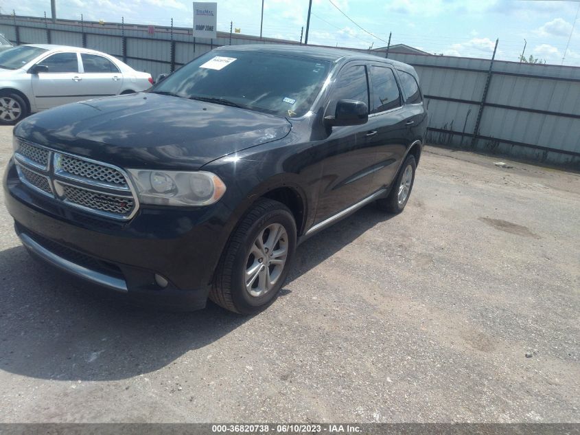 2013 DODGE DURANGO SXT - 1C4RDHAG3DC539724