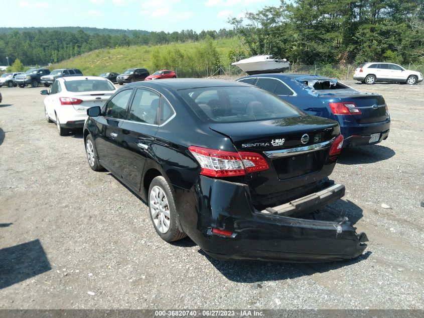 2015 NISSAN SENTRA S - 3N1AB7AP9FY322785