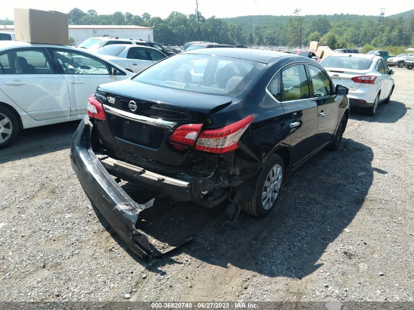 2015 NISSAN SENTRA S - 3N1AB7AP9FY322785
