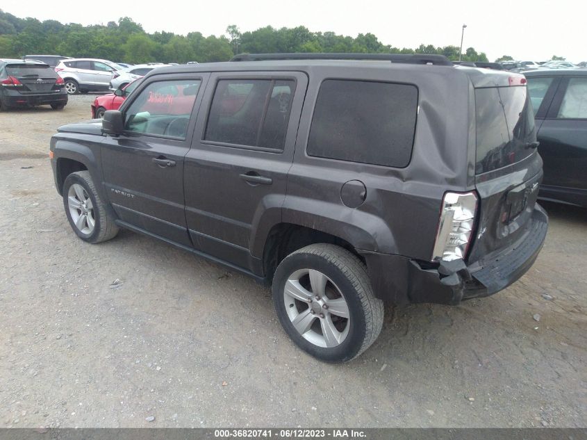 2014 JEEP PATRIOT LATITUDE - 1C4NJRFB3ED762724