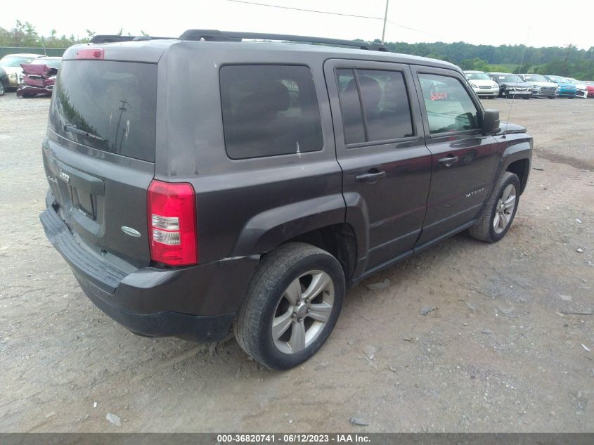 VIN 1C4NJRFB3ED762724 2014 JEEP PATRIOT no.4