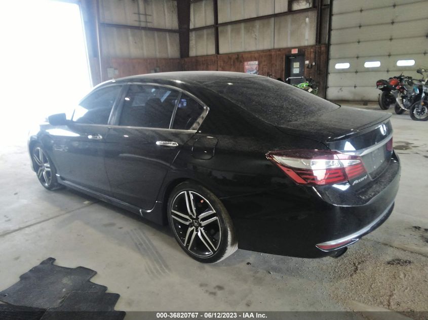 2016 HONDA ACCORD SEDAN SPORT - 1HGCR2F56GA079102