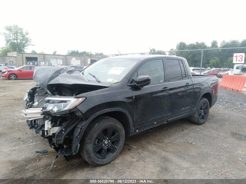 VIN 5FPYK3F88KB027874 2019 HONDA RIDGELINE BLACK EDITION