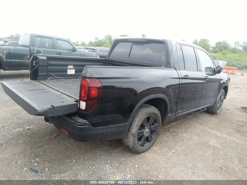 VIN 5FPYK3F88KB027874 2019 HONDA RIDGELINE BLACK EDITION