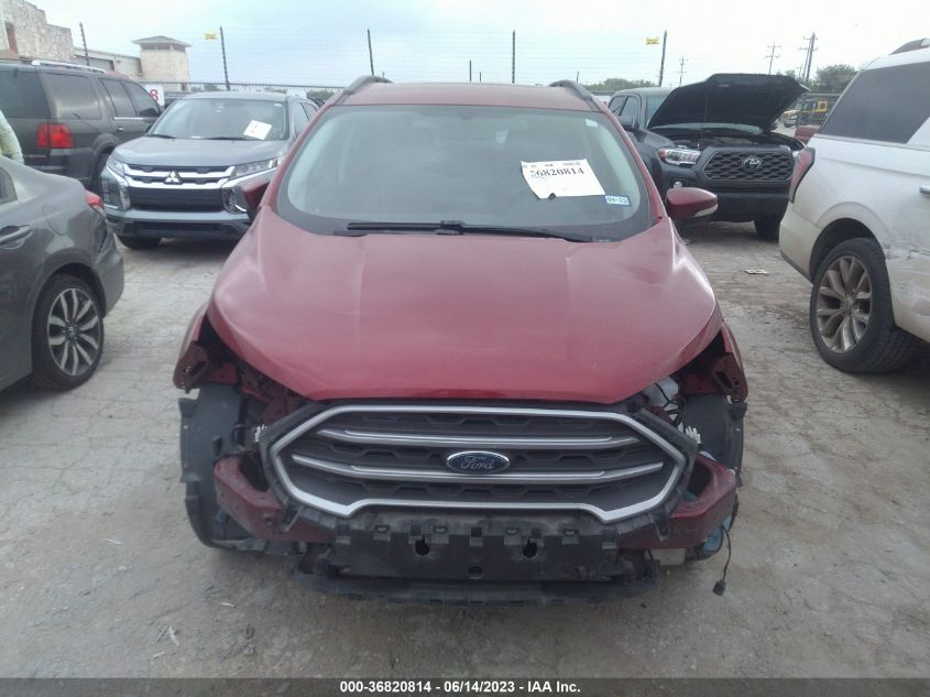 2018 FORD ECOSPORT SE - MAJ3P1TE6JC168835