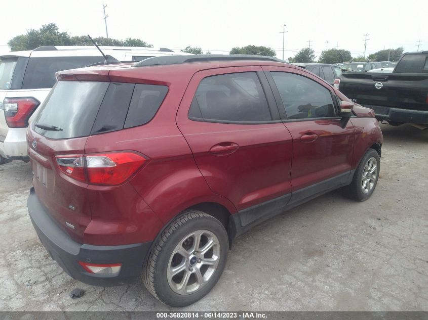2018 FORD ECOSPORT SE - MAJ3P1TE6JC168835