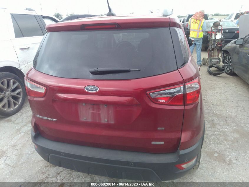 2018 FORD ECOSPORT SE - MAJ3P1TE6JC168835