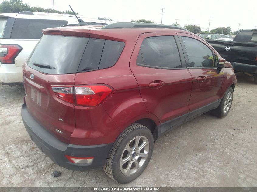 2018 FORD ECOSPORT SE - MAJ3P1TE6JC168835