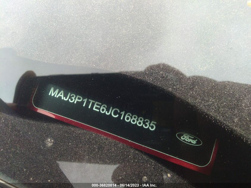 2018 FORD ECOSPORT SE - MAJ3P1TE6JC168835