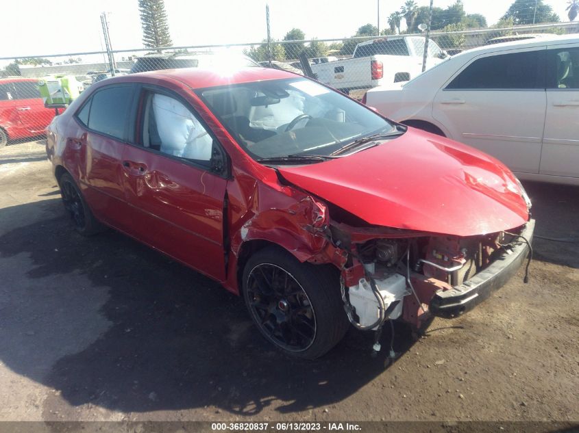 2019 TOYOTA COROLLA L/LE/SE/XLE/XSE - 2T1BURHE5KC181042