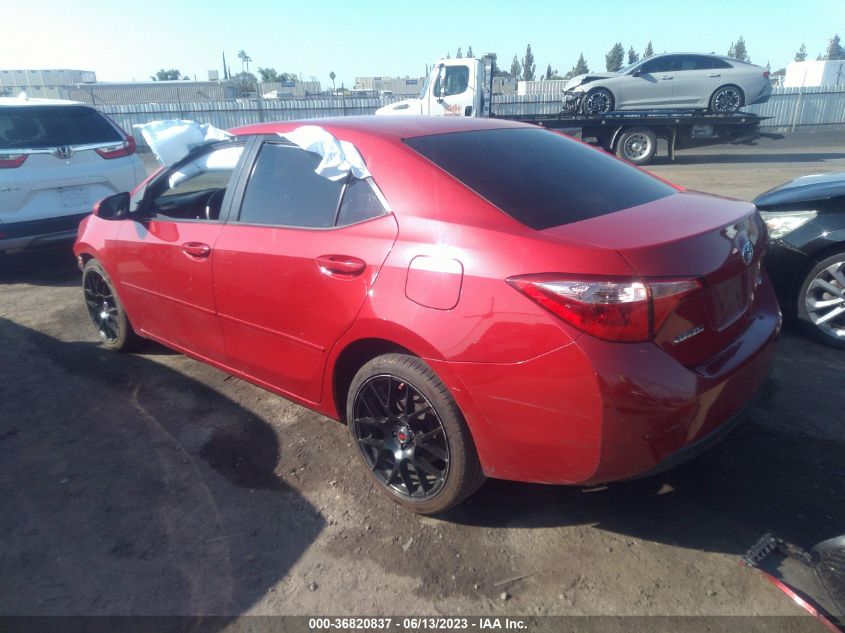 2019 TOYOTA COROLLA L/LE/SE/XLE/XSE - 2T1BURHE5KC181042