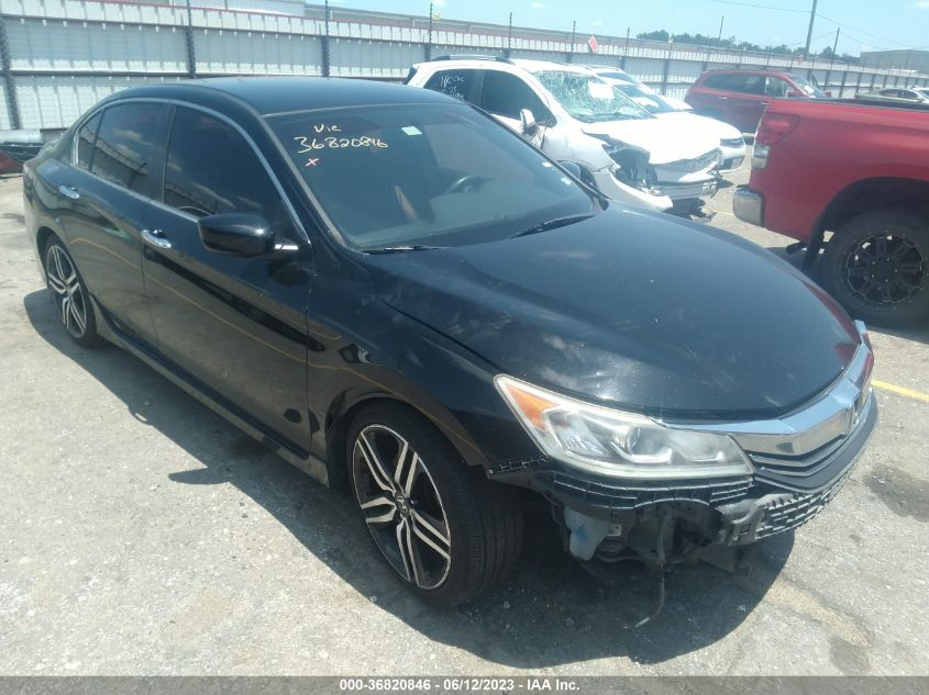2016 HONDA ACCORD SEDAN SPORT - 1HGCR2F53GA228985