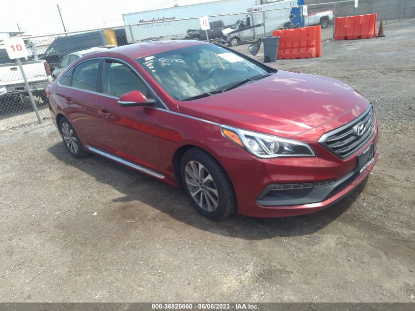 2015 HYUNDAI SONATA 2.4L SPORT - 5NPE34AF6FH053112