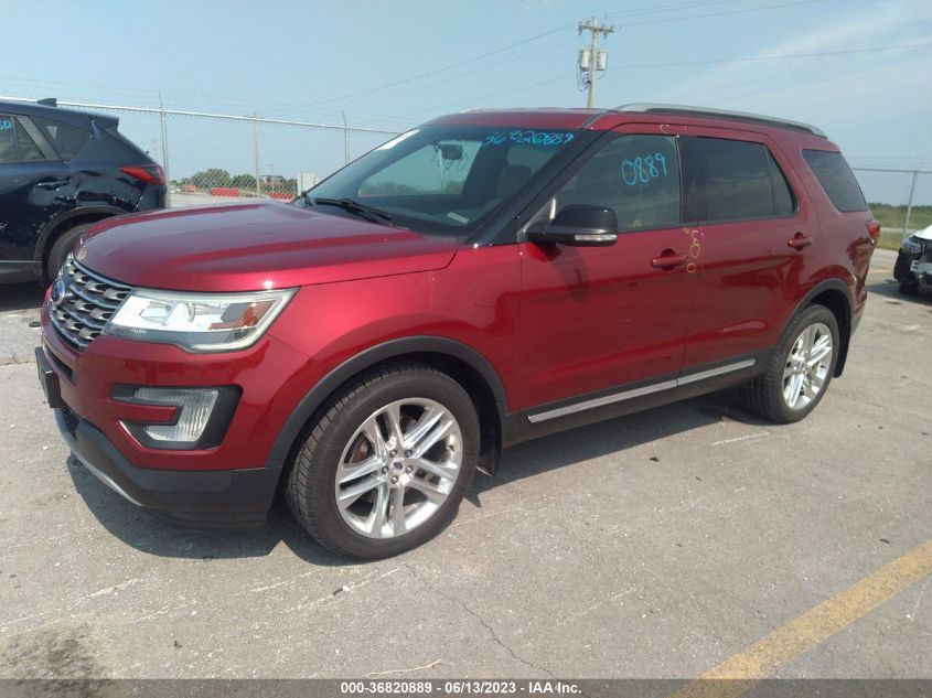 2016 FORD EXPLORER XLT - 1FM5K8D88GGB41863