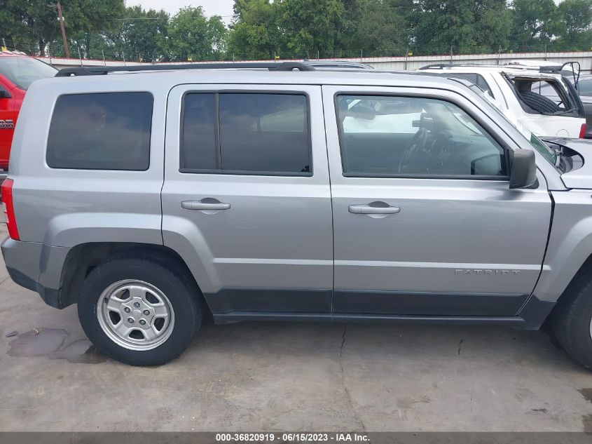 2017 JEEP PATRIOT SPORT - 1C4NJPBAXHD149330