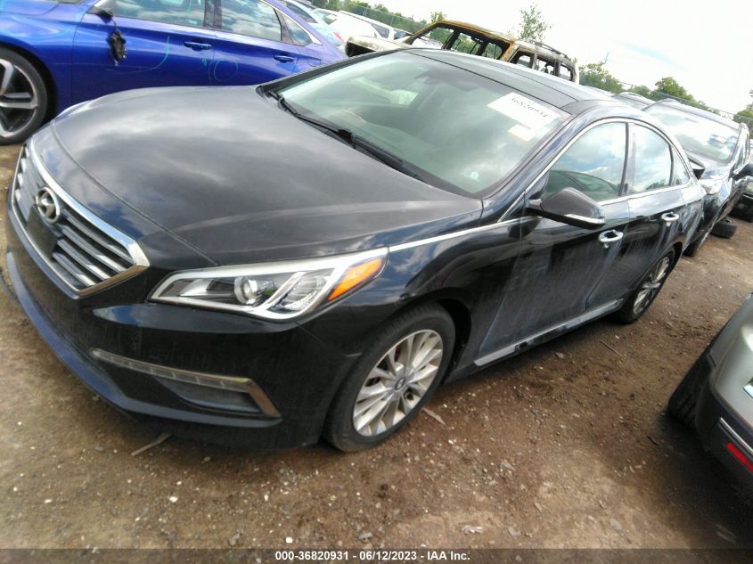 2015 HYUNDAI SONATA 2.4L LIMITED - 5NPE34AF4FH202066
