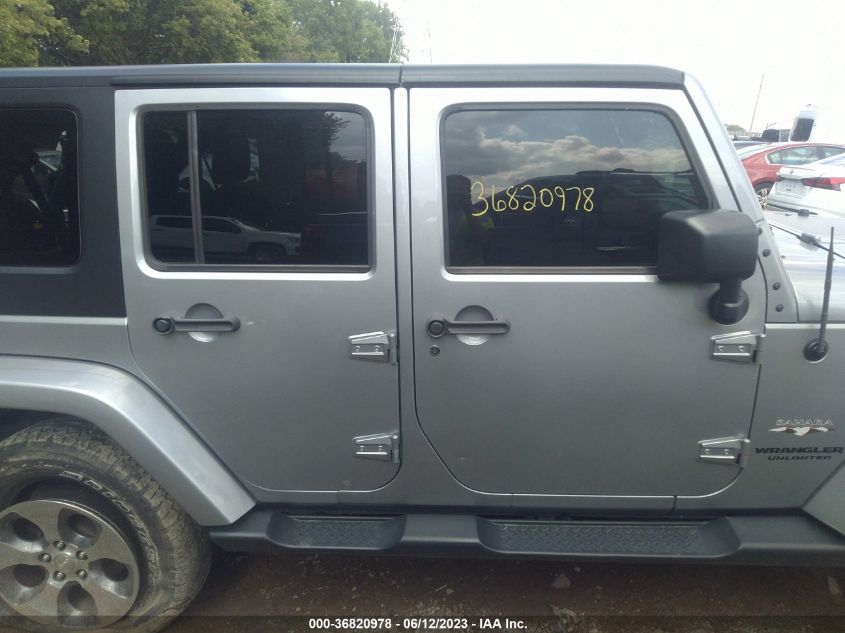 2016 JEEP WRANGLER UNLIMITED SAHARA - 1C4BJWEG3GL164348