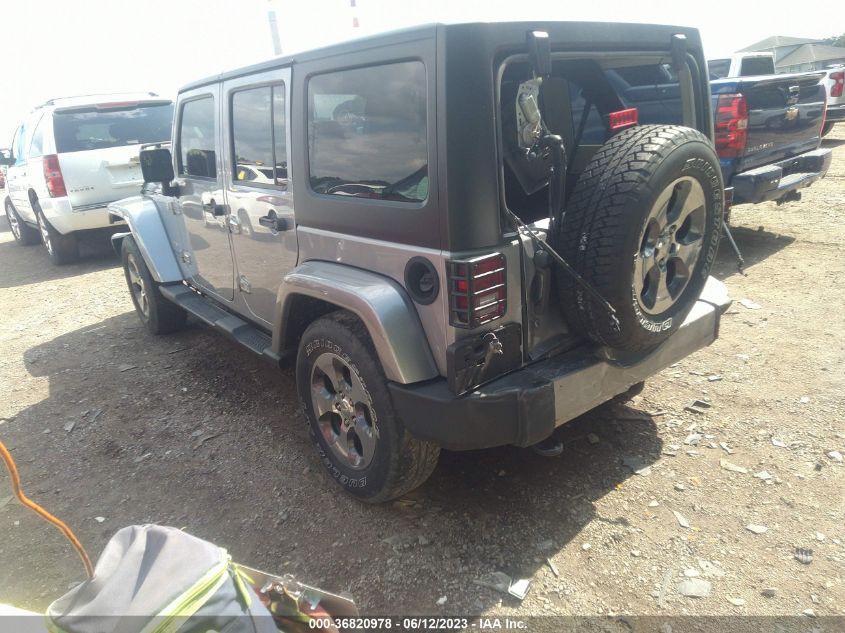 2016 JEEP WRANGLER UNLIMITED SAHARA - 1C4BJWEG3GL164348