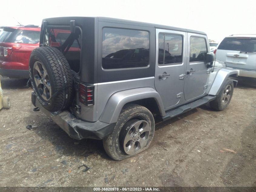 2016 JEEP WRANGLER UNLIMITED SAHARA - 1C4BJWEG3GL164348
