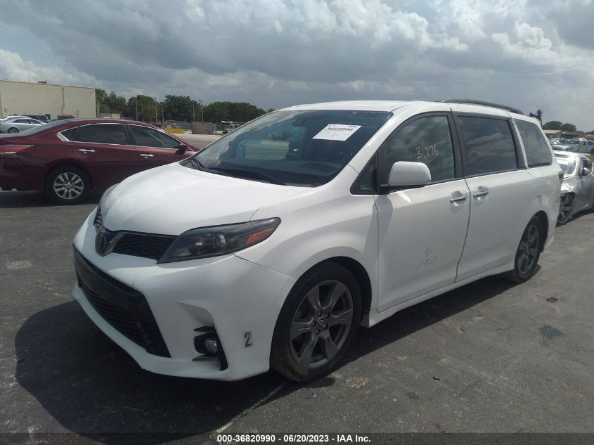 5TDXZ3DC7KS986203 2019 TOYOTA SIENNA, photo no. 2