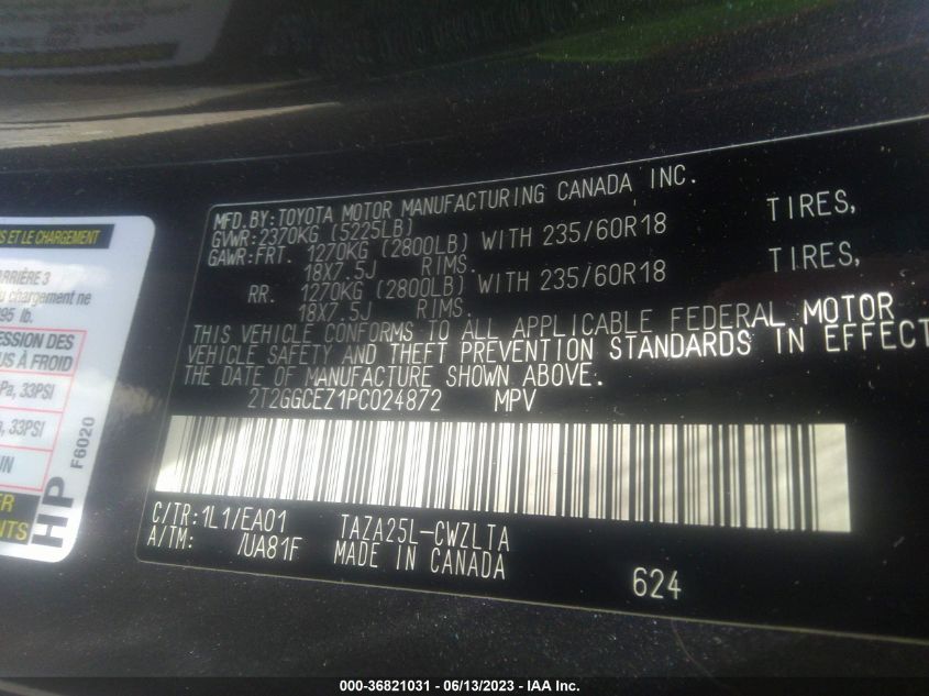 2023 LEXUS NX NX 350 PREMIUM - 2T2GGCEZ1PC024872