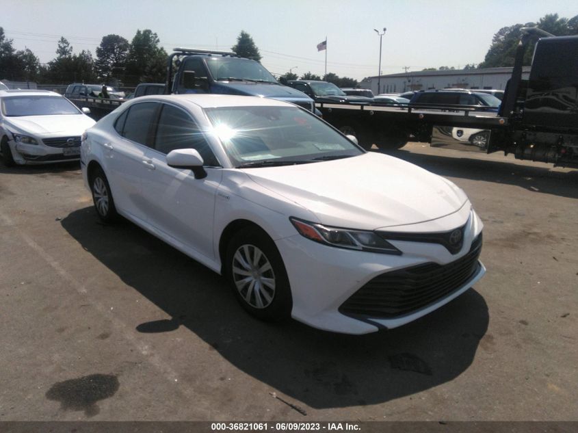 2020 TOYOTA CAMRY HYBRID LE - 4T1C31AK5LU523498