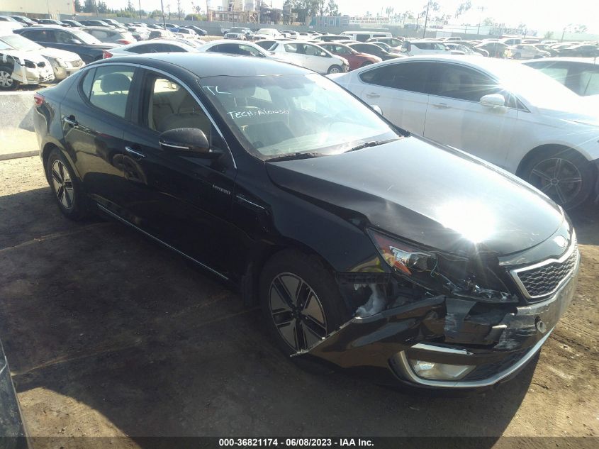 2013 KIA OPTIMA HYBRID LX - KNAGM4AD1D5055932