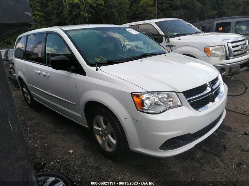 2016 DODGE GRAND CARAVAN SE - 2C4RDGBG7GR317031