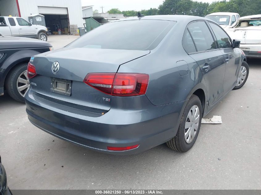 2016 VOLKSWAGEN JETTA SEDAN 1.4T S W/TECHNOLOGY - 3VW267AJ0GM290106