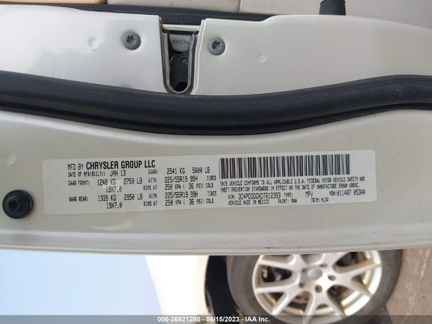 2013 DODGE JOURNEY CREW - 3C4PDDDGXDT612393