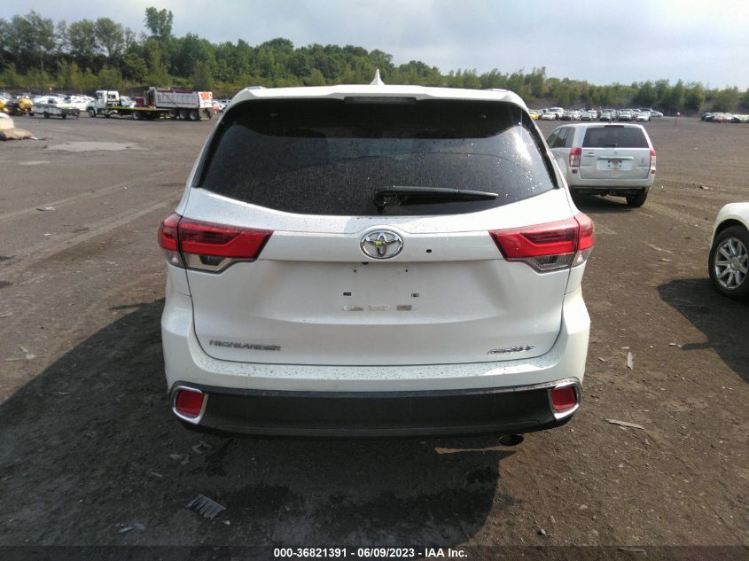 2017 TOYOTA HIGHLANDER XLE/SE - 5TDJZRFH2HS363551