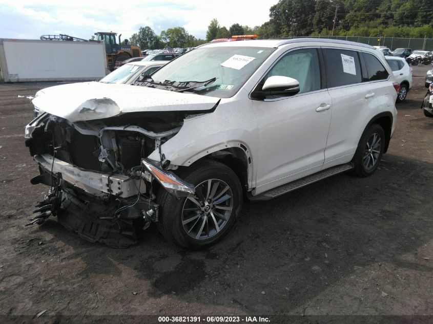 2017 TOYOTA HIGHLANDER XLE/SE - 5TDJZRFH2HS363551