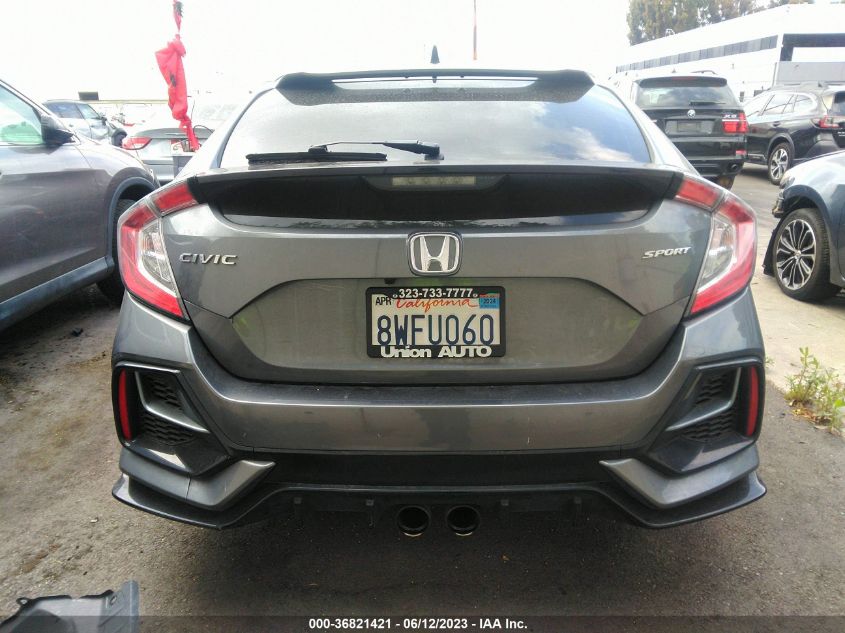 2021 HONDA CIVIC HATCHBACK SPORT - SHHFK7H4XMU413120