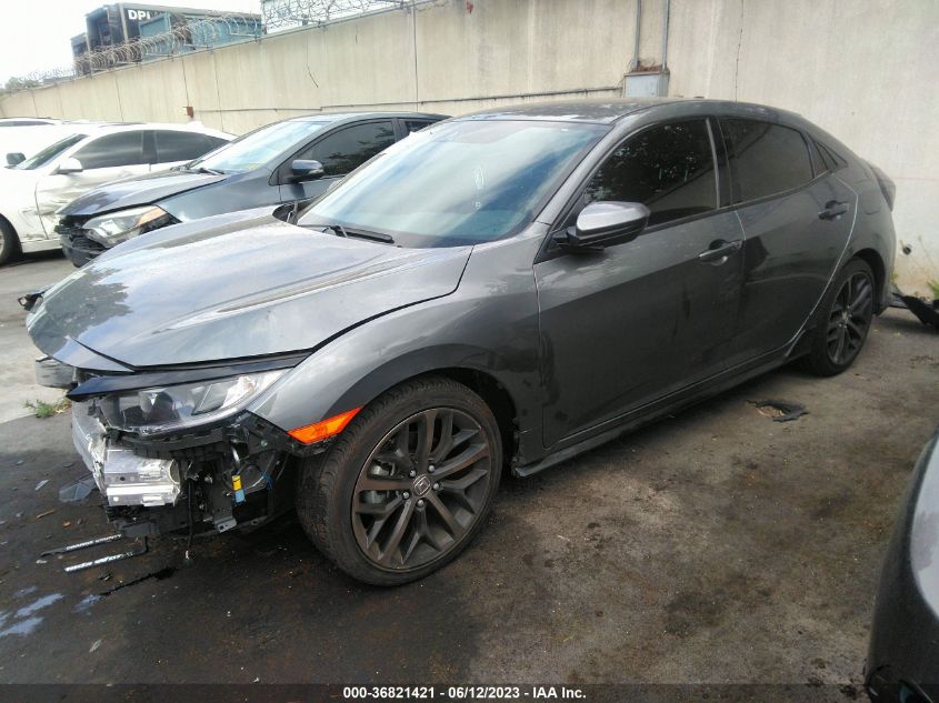 2021 HONDA CIVIC HATCHBACK SPORT - SHHFK7H4XMU413120
