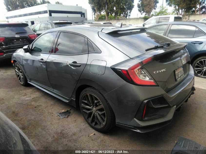 2021 HONDA CIVIC HATCHBACK SPORT - SHHFK7H4XMU413120