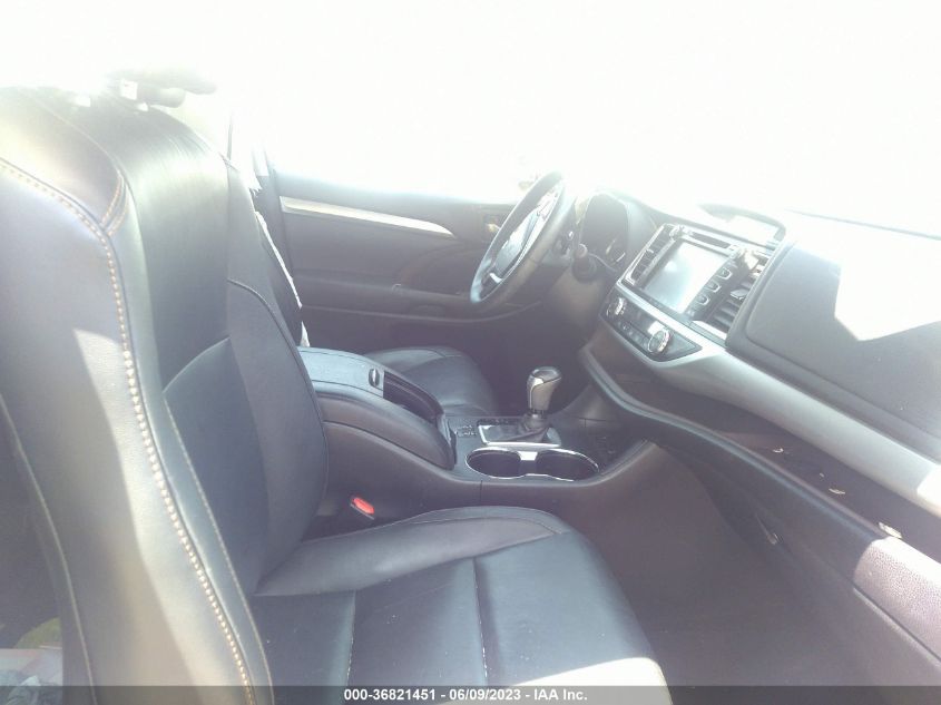 2016 TOYOTA HIGHLANDER XLE - 5TDJKRFHXGS287886