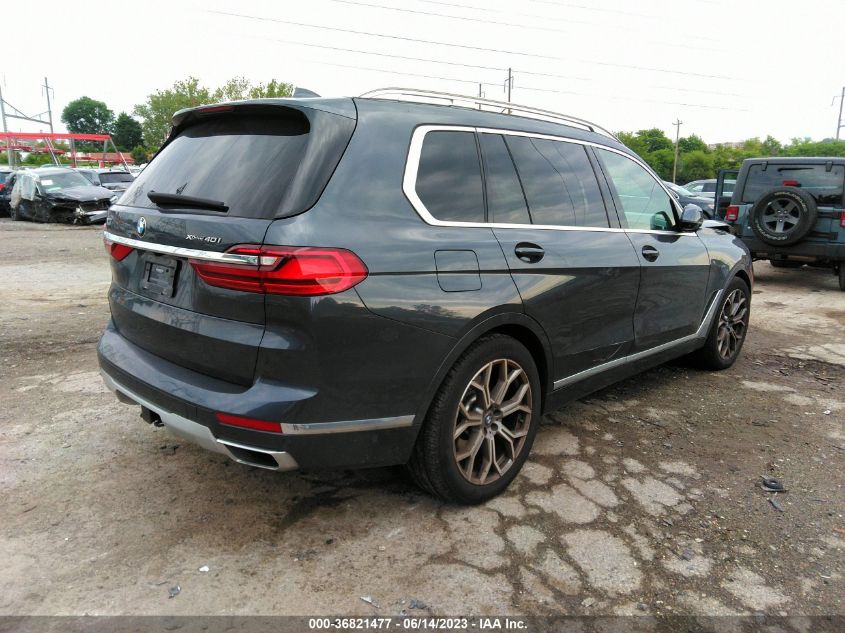 2021 BMW X7 XDRIVE40I 5UXCW2C0XM9E73362