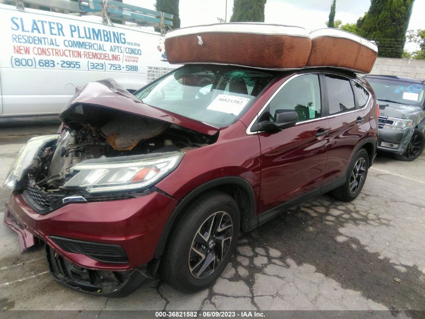 2016 HONDA CR-V SE - 0HKRM3H40GH544662