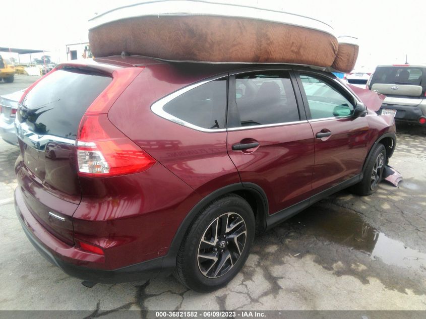2016 HONDA CR-V SE - 0HKRM3H40GH544662