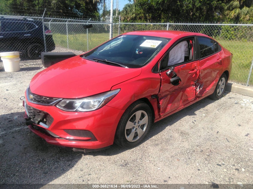 VIN 1G1BC5SM4H7130565 2017 CHEVROLET CRUZE LS