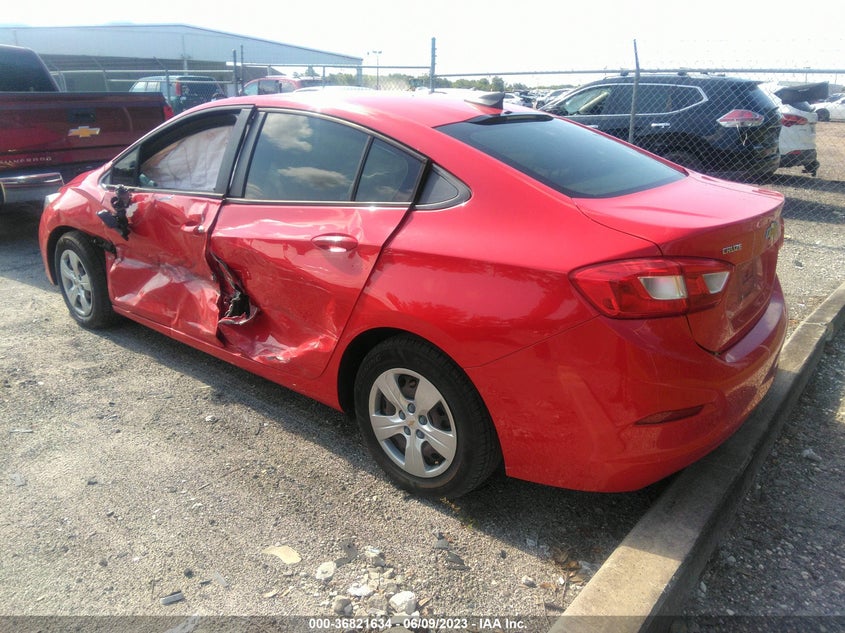 VIN 1G1BC5SM4H7130565 2017 CHEVROLET CRUZE LS