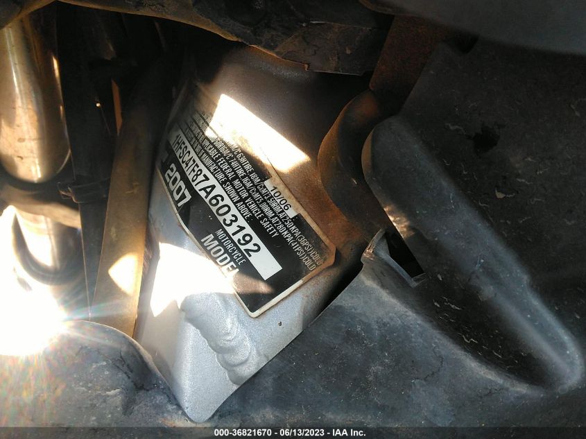 2007 HONDA GL1800 1HFSC47F87A603192