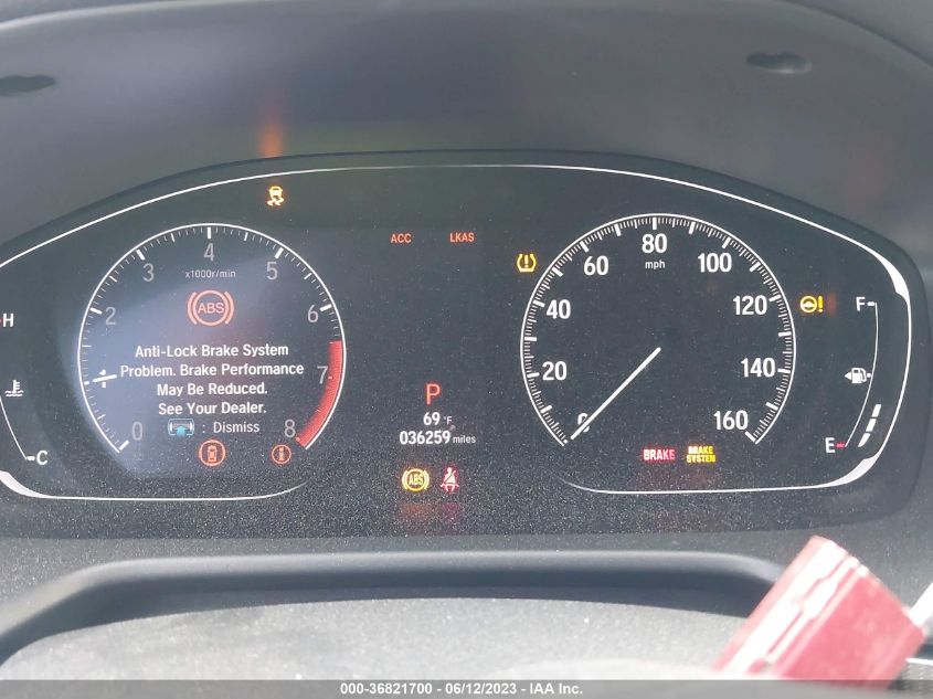 2019 HONDA ACCORD SEDAN SPORT 1.5T - 1HGCV1F34KA132960