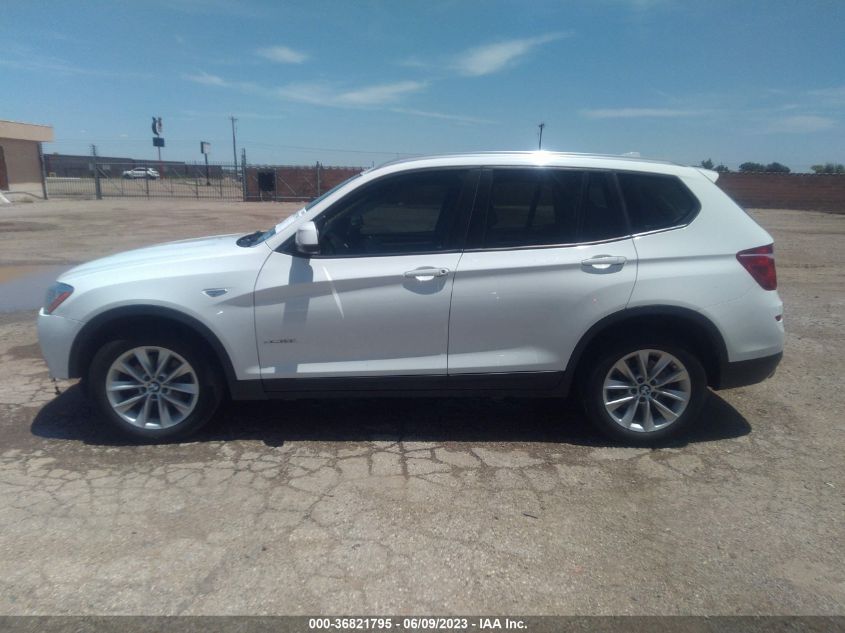 2017 BMW X3 XDRIVE28I - 5UXWX9C50H0T14663