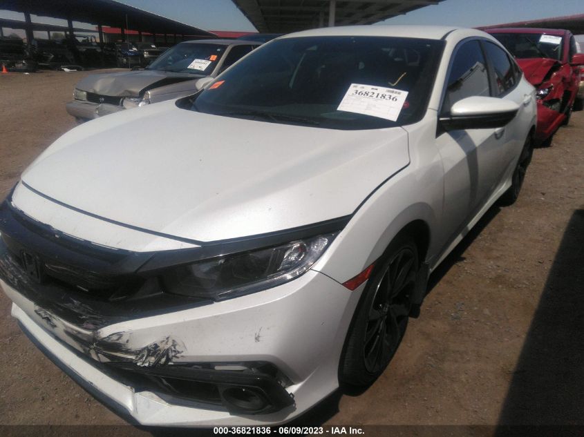 2019 HONDA CIVIC SEDAN SPORT - 19XFC2F81KE044254