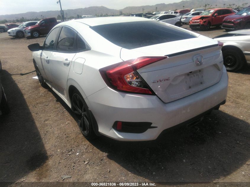2019 HONDA CIVIC SEDAN SPORT - 19XFC2F81KE044254
