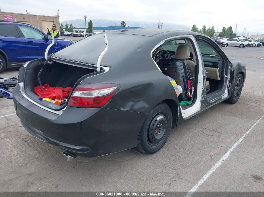 2016 HONDA ACCORD SEDAN EX-L - 1HGCR3F84GA020470