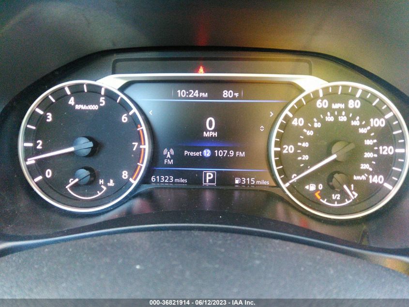 2020 NISSAN ALTIMA 2.5 SR - 1N4BL4CVXLC237540