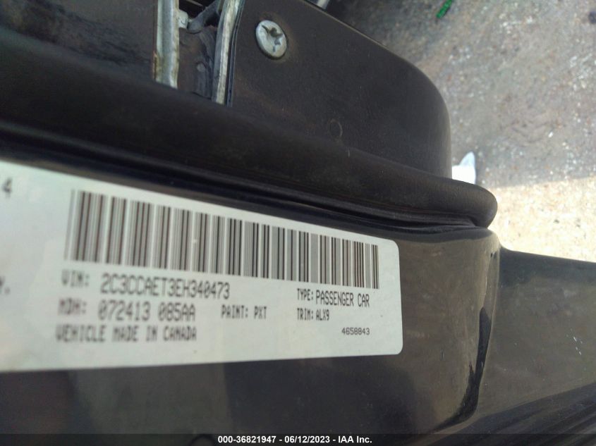 2014 CHRYSLER 300 300C - 2C3CCAET3EH340473