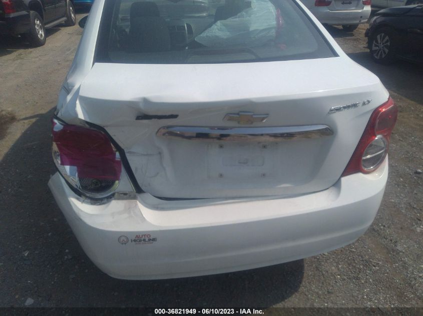 2013 CHEVROLET SONIC LT - 1G1JC5SH2D4133829